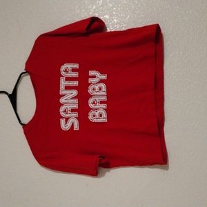 Santa baby shirt